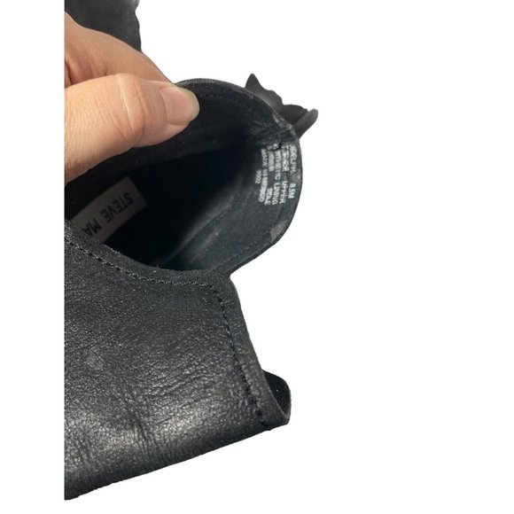 Steve Madden Women’s Pointed Toe Block Heel Ankle Boots Booties Slip On - Picture 7 of 8